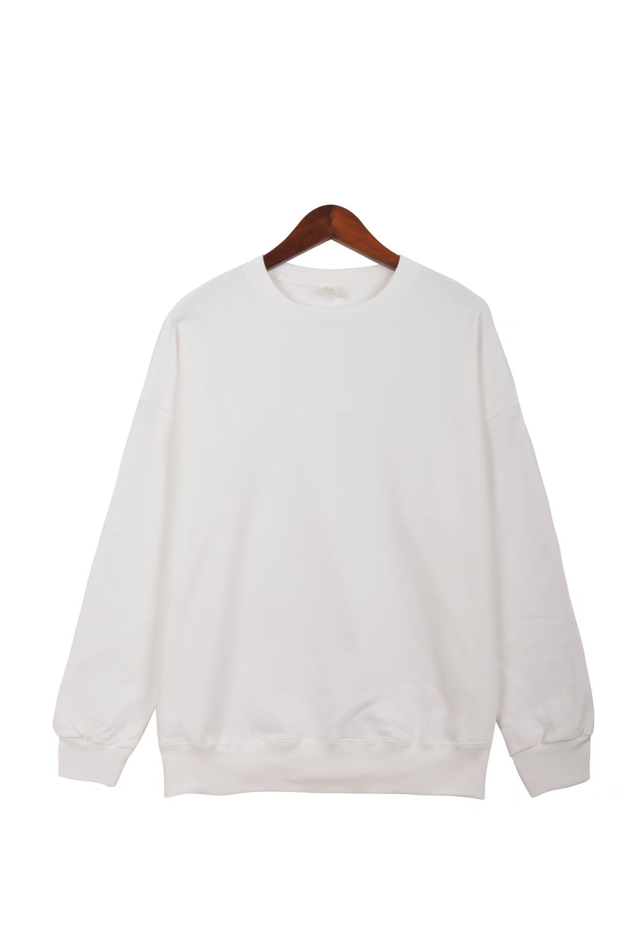 360 terry crew neck white
