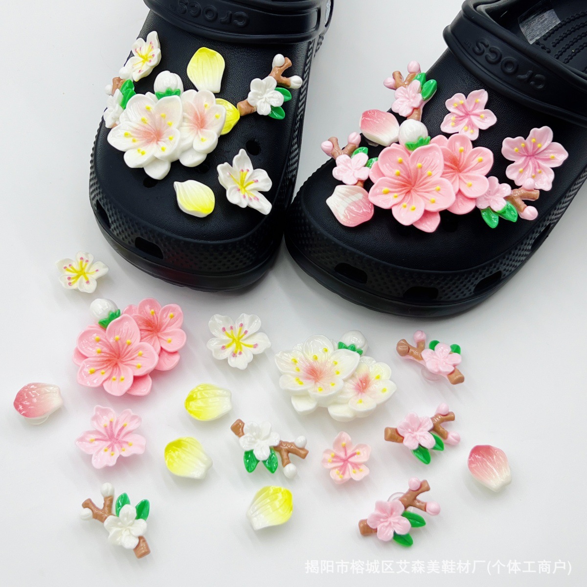 Estrellas plateadas ajuste agujero agujero perdido zapatos decorativos accesorios DIY extraíbles accesorios de flores hebillas de zapatos accesorios tridimensionales