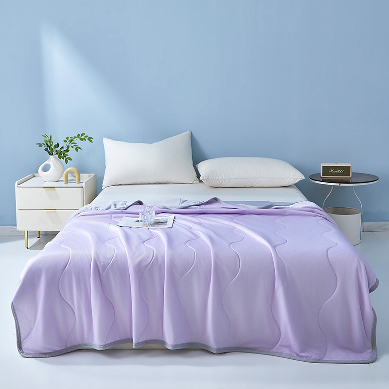 Productos explosivos transfronterizos temu Xiyin TK comercio exterior seda fría edredón de regalo de verano, edredón de aire acondicionado para una sola persona y dos personas