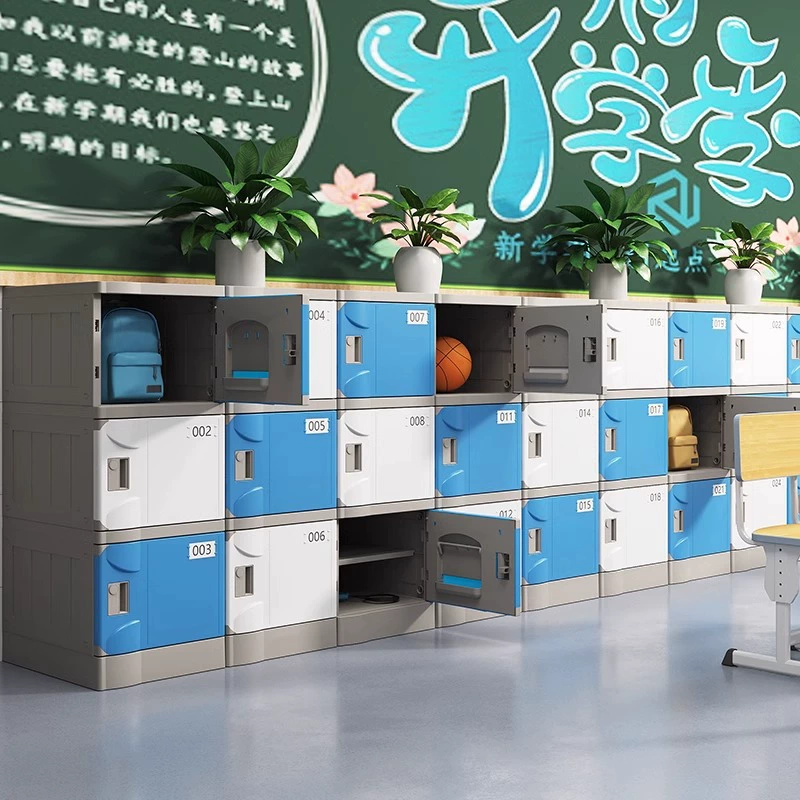АБС Пластиковый Гардероб Классная Классная Книжный шкаф Водонепроницаемый шкафчик с замком шкаф для хранения
