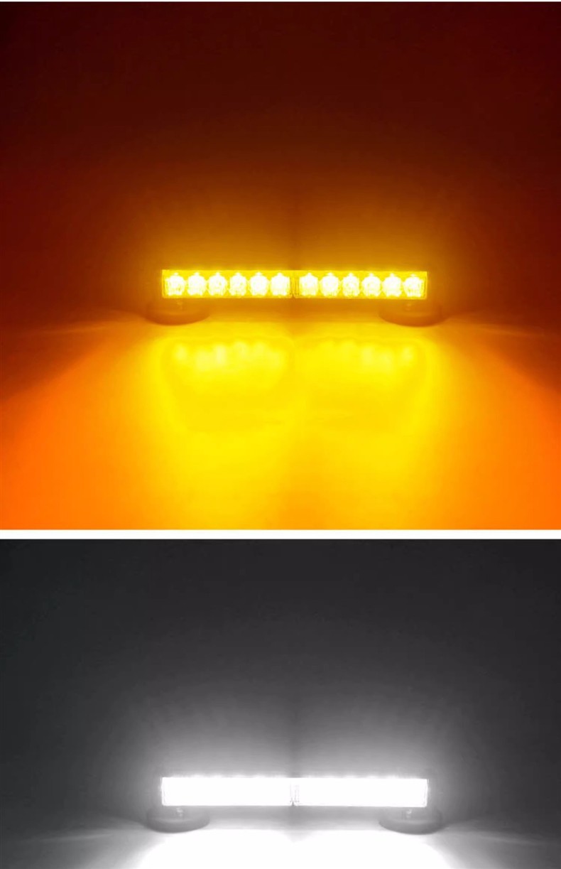 Portable Rechargeable Strobe Light Wireless Remote Control Warning Light Strong Magnetic Highlight Car Ceiling Led Roof Clearing Light
