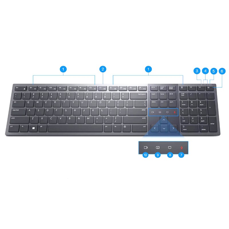 Suitable for Dell Dell Premier Collaboration Keyboard Kb900 Keyboard Protective Film Kb216 Special Film Suitable for Dell Dell Premier Collaboration Keyboard Kb900 Keyboard Protective Film Kb216 Special Film