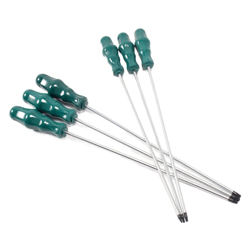 Extended flower screwdriver T20 star-shaped inner six-flower rice plum blossom screwdriver 300 long extended flower screwdriver