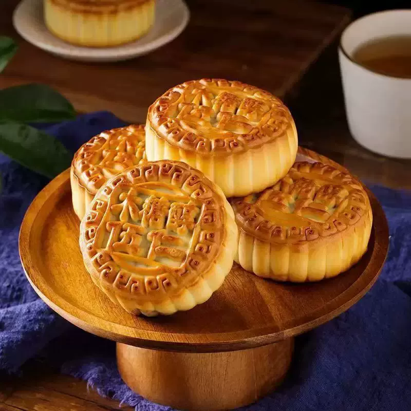 木糖醇老式五仁月饼多口味糕点传统月饼80克/枚 一件代发批发