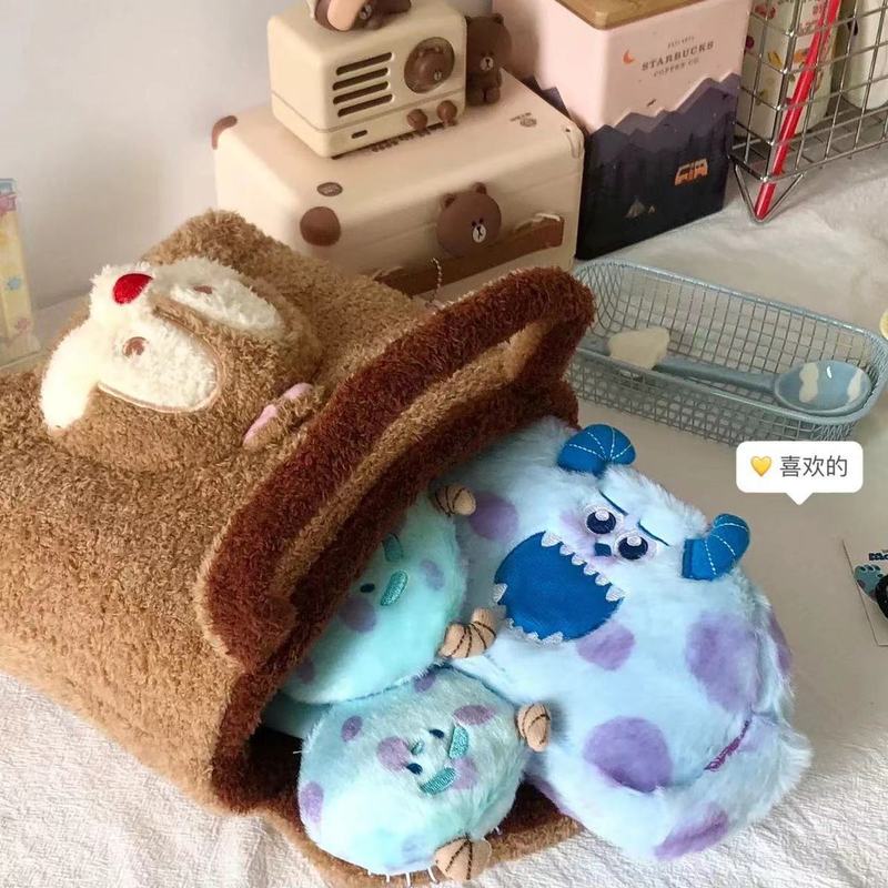 Ins高颜値ぬいぐるみモンスター蘇利文筆袋かわいい大容量収納ケースケースケースケースケースケース|undefined