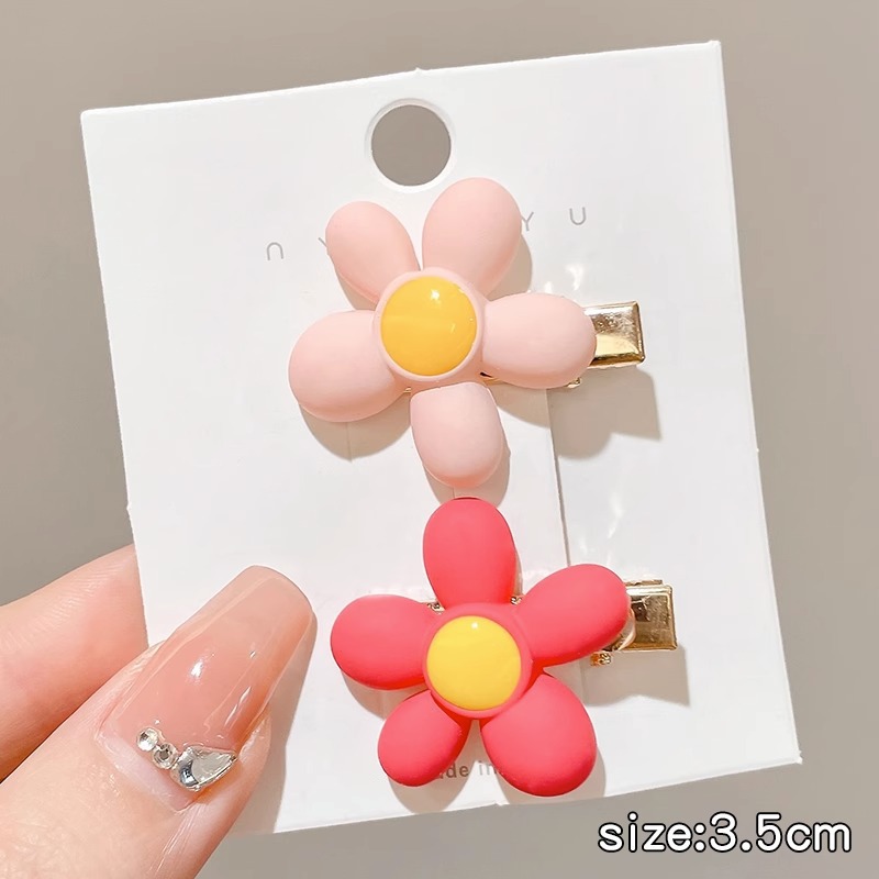 Coreana lateral frange clip de cabello de la frente de mujer sensación avanzada 2025 nuevo toque de dopamina clip de boca de pato