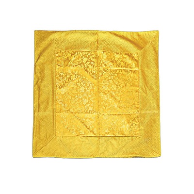 50*50盖经布加厚包经布拜佛垫子佛桌布黄布抄经布定做佛布定制大|ms