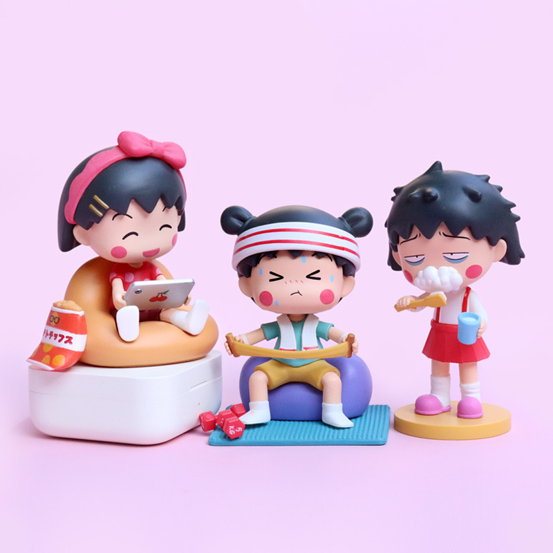 日漫周辺のちびまる子ちゃんの手作りモデルが可愛いです。