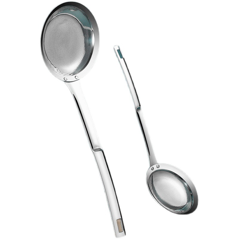 Cocina frito malla fina olla caliente picante olla caliente 304 Acero inoxidable colador Skimmer filtro de aceite neto hogar separador de aceite