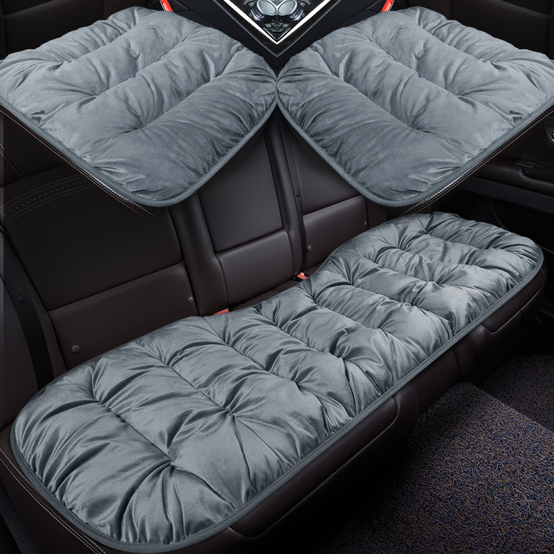 원피스 카시트 쿠션 겨울 울 쿠션 3 피스 오피스 시트 쿠션 뒷좌석 쿠션은 머리카락을 흘리지 않습니다.
