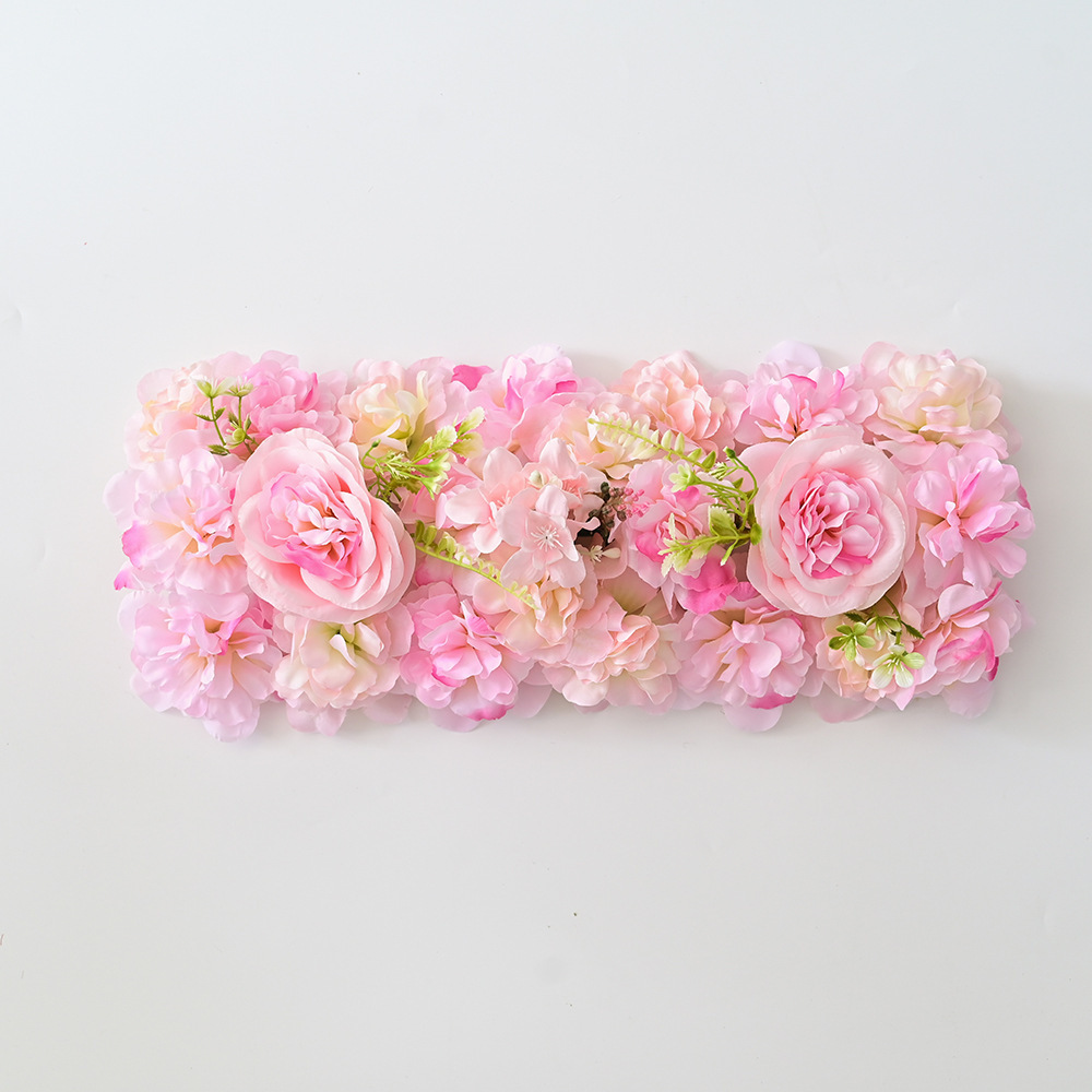 Flor de tela de paleta de verdaderas flores de plataforma de arco de flores de seda de flores de hortenida bodas festivales decoración de escaparates de tiendas simulación