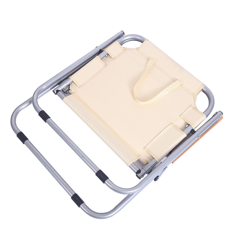 Aleación de aluminio portátil al aire libre ocio durable camping playa barbacoa con apoyabrazos respaldo sola silla plegable