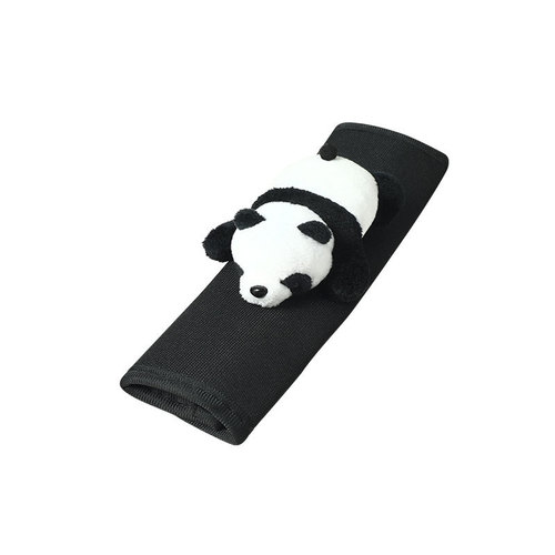 汽车安全带护肩保护熊猫可爱熊猫护肩套柔软卡通毛绒车内女生公仔