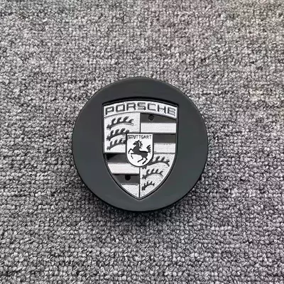 Macan Tire Hub Caps, Hub cover - guaranteed-76mm-black-and-white-label