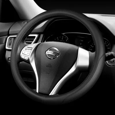 Cover, Murano, Old Teana, X-Trail, Steering wheel cover - exclusively-for-all-models-of-x-trail-black-black-line-see-details