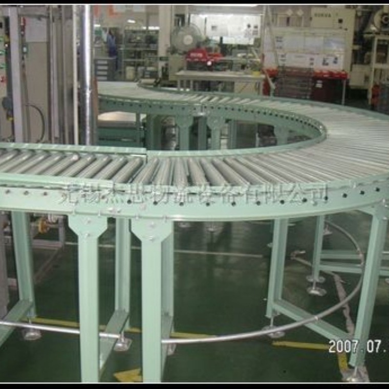 【专业品质】 厂家促销无动力锥形钢制裹胶筒输送机