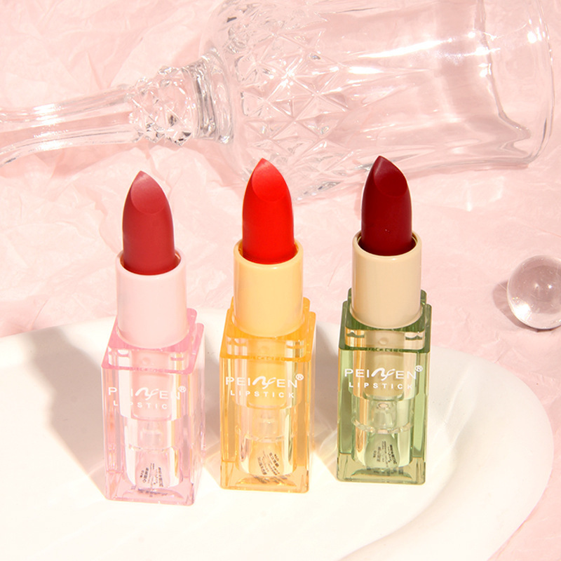 Penicillin Marshmallow Cream Lipstick Matte Mist Sense Humectant No es fácil de descolorar lápiz labial maquillaje transfronterizo