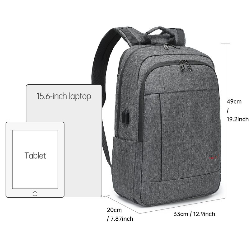 Tigernu Multi-function USBCharging Backpack Shiling Water-repellent Casual Business Laptop Bag