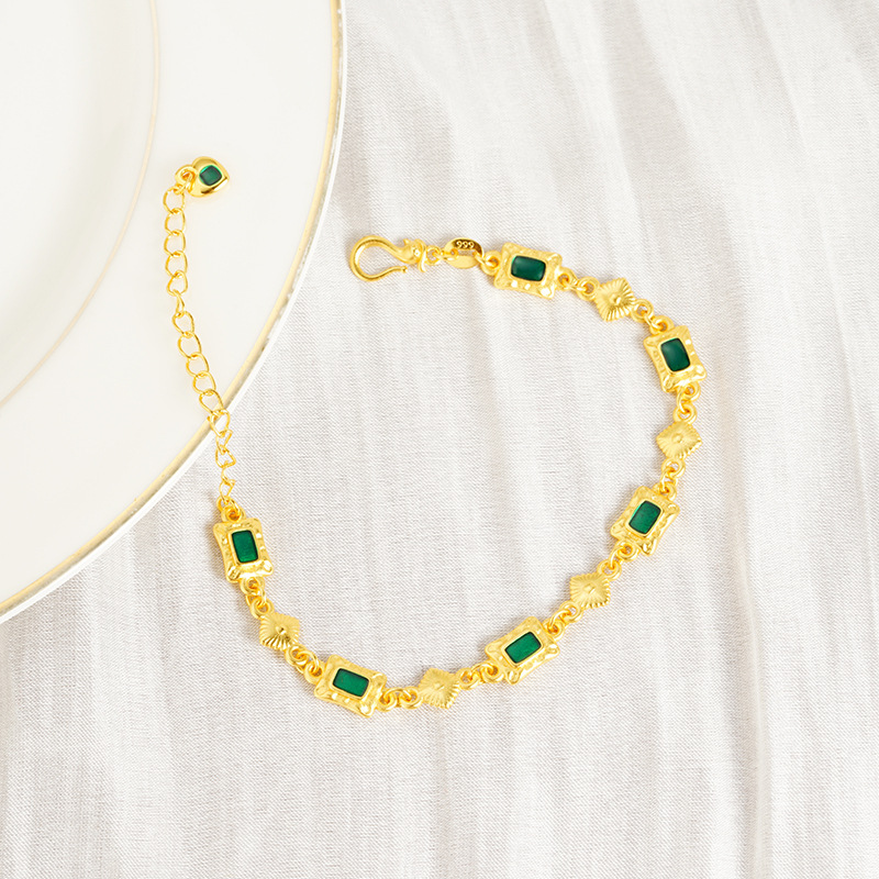 Nuevos productos de verano de lujo ligero de Vietnam Sha Jin, pulseras de bolsas de pulsería