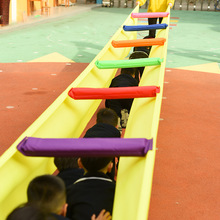 幼儿园多彩吊桥儿童彩虹桥体智能户外游戏活动道具感统训练器材