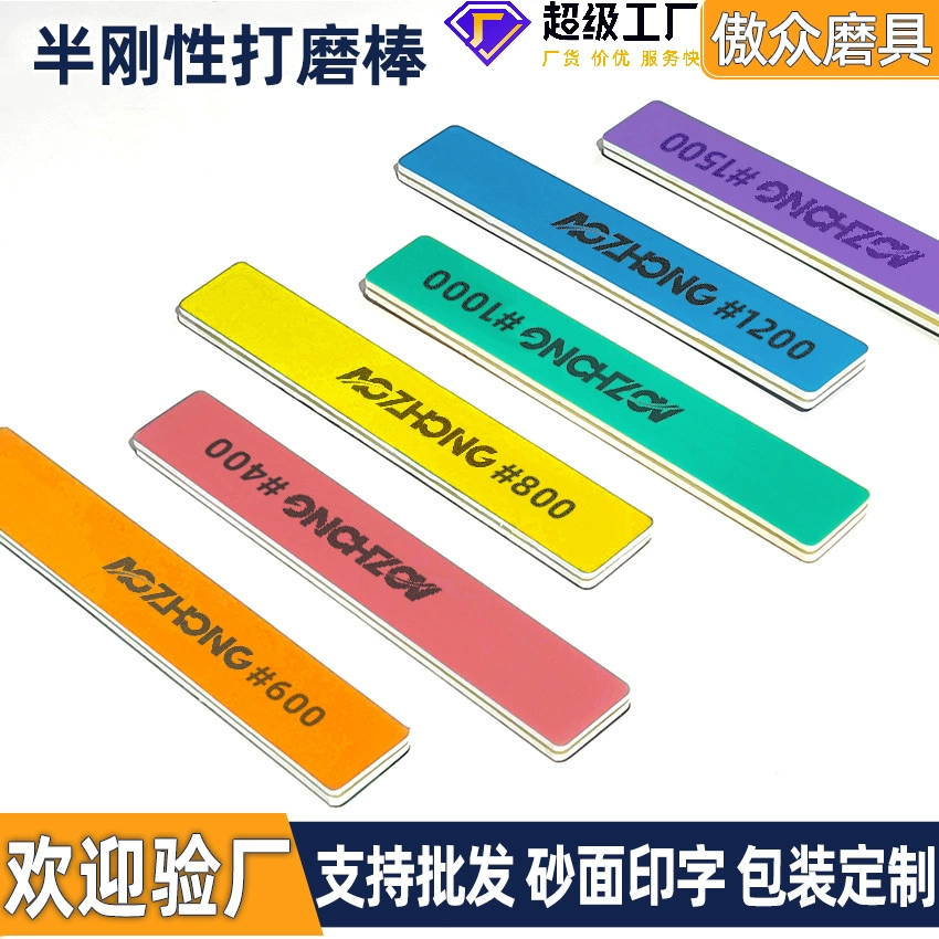 Ручная полировка моделировочных изделий наждачной бумагой OEM/ODM для удаления заусенцев и полировки линий формовки, устранения незначительных царапин, с полным спектром зернистости