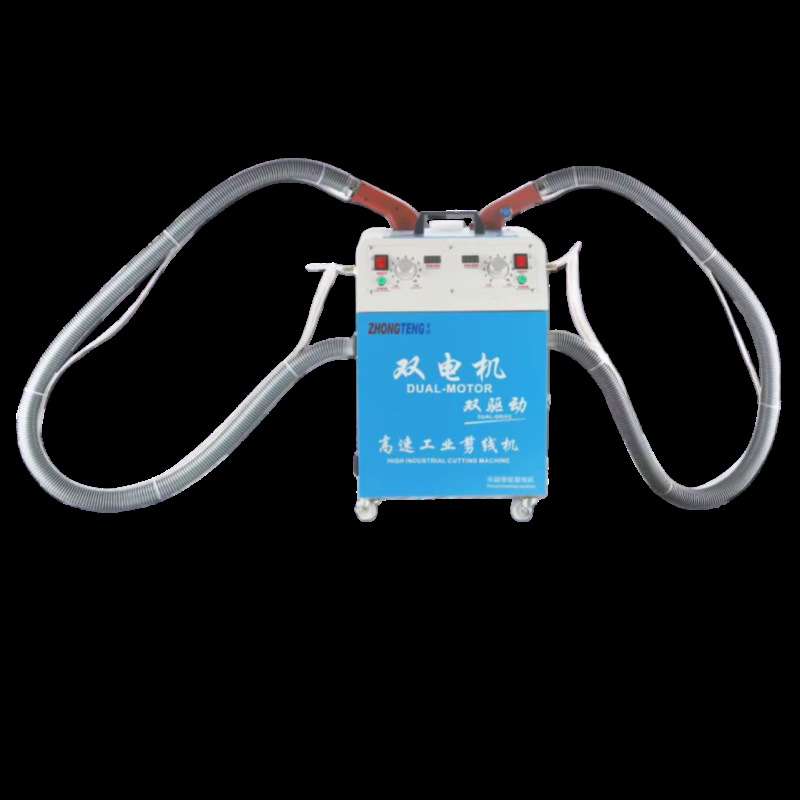 Máquina de corte de alambre automática de doble cabeza máquina de succión de hilo de ropa máquina de succión de lana calcetines máquina de corte de hilo