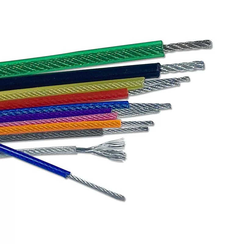 透明包胶钢丝绳不锈钢丝绳灯饰连接线首饰多种颜色直径可定制