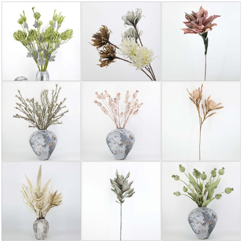 EVA flower PE fake flower model room decoration floral floor dried flower soft flower foam flower wedding photography