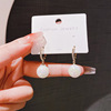 Small design earrings from pearl, 2024 years, internet celebrity, trend of season