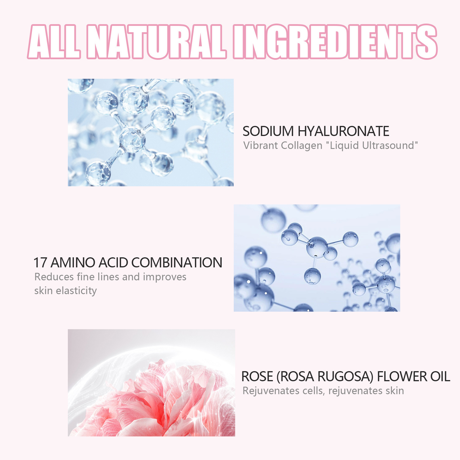 La Solution d'essence de collagène d'essence d'embryon de mouton EELHOE soulève, resserre, améliore le tonus, éclaircit les taches, hydrate et_voghion.com