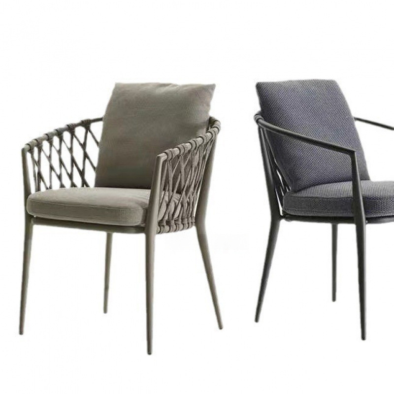 Mesa y silla de aluminio al aire libre Mesa y silla de balcón silla de patio comedor al aire libre hotel de cabina silla de bar muebles al aire libre