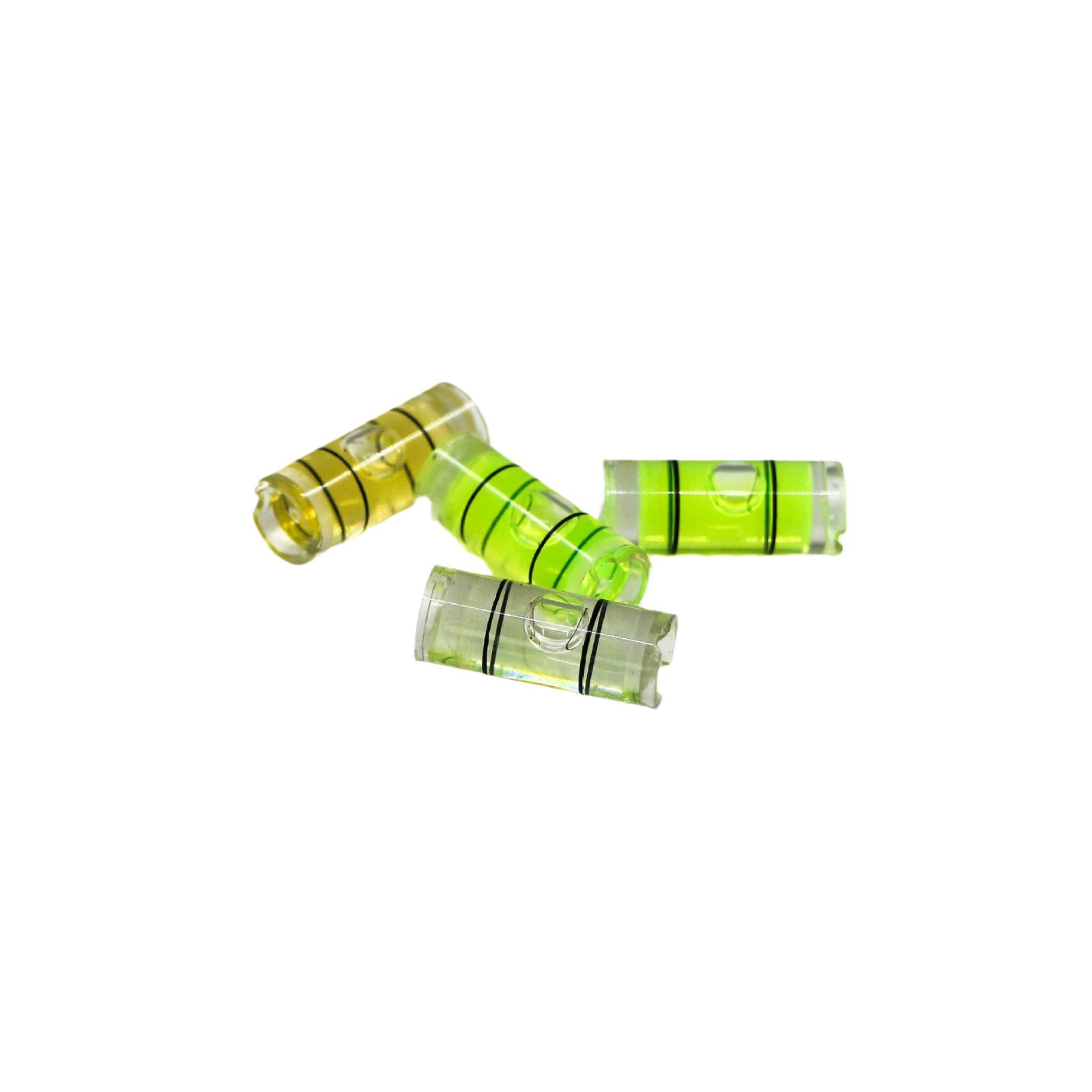 Acrylic cylindrical level tool small size horizontal vial level ruler accessory tube-type bubble high-precision level bubble