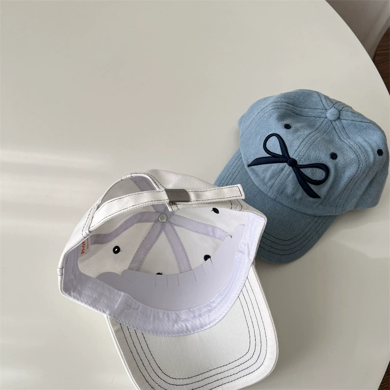 Brand children's design summer baseball cap with bow