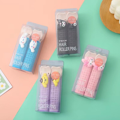 Bangs fluffy artifact hair root fluffy clip head hair clip Sanrio fixed seamless lazy styling curler for women