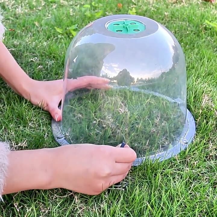 Gardening Plant Insulation Cover, Greenhouse Breathable Seedling Protection Cover, Plastic Transparent Garden Seedling Cover Gardening Plant Insulation Cover, Greenhouse Breathable Seedling Protection Cover, Plastic Transparent Garden Seedling Cover