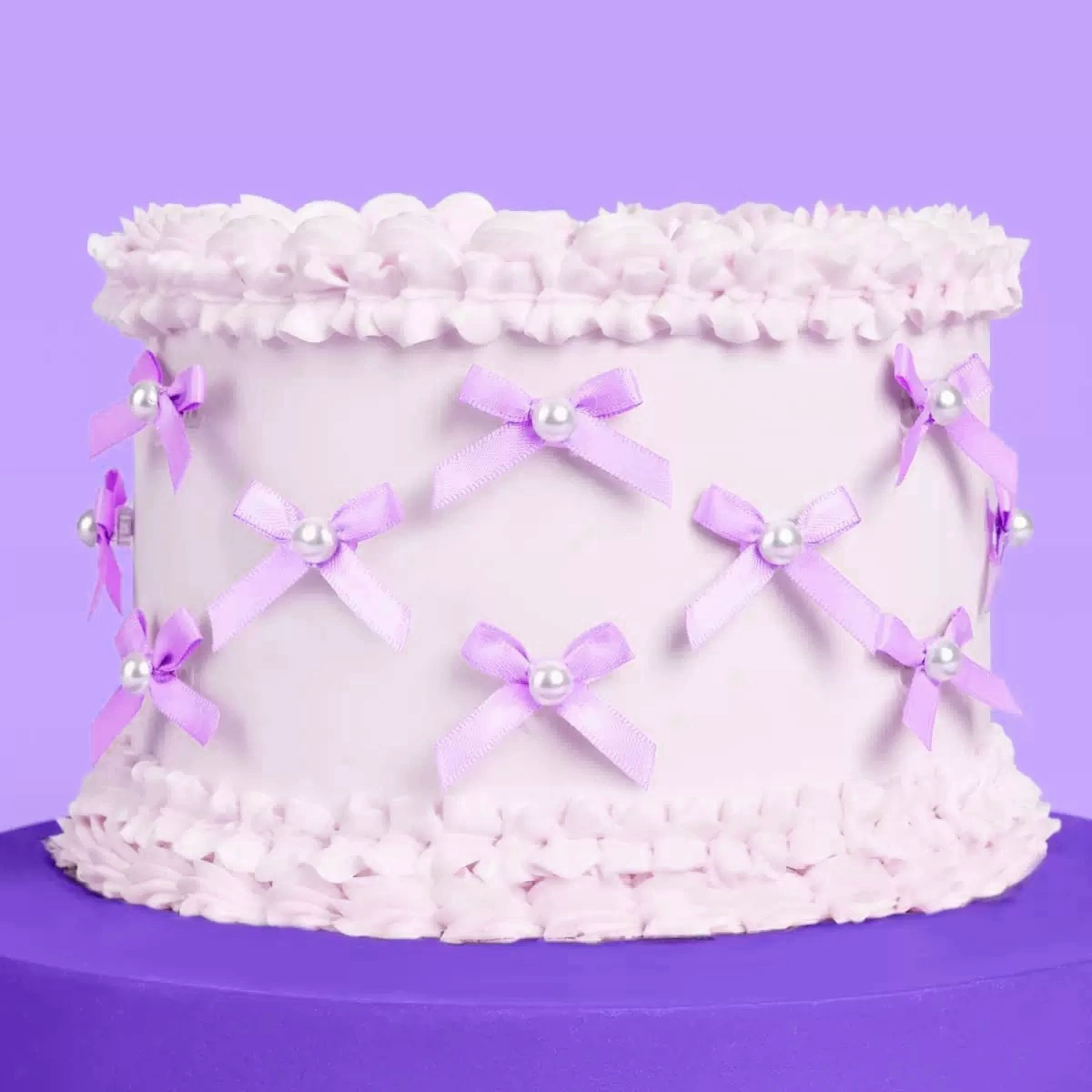 Оптовая продажа декоративных заглушек для волос в стиле балета, украшенных жемчужным бантом, для тортов, десертов и творчества, с возможностью самостоятельного изготовления.