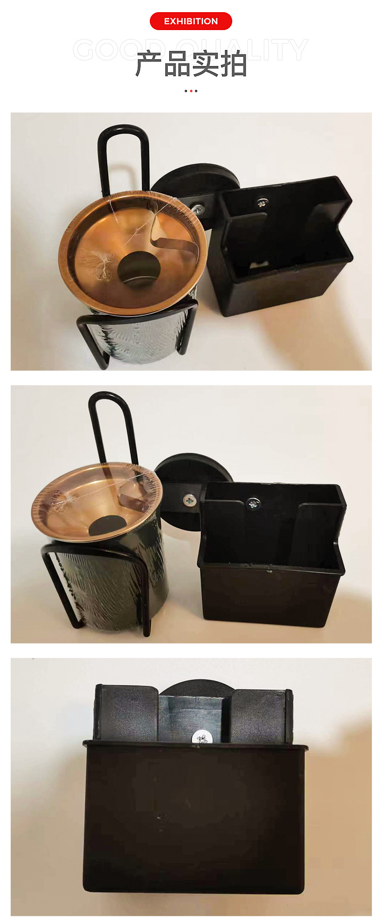 Magnetic Ashtray Wholesale Durable Cab Tractor Construction Anti-Fly Ash Magnet Storage Rack Phone Holder