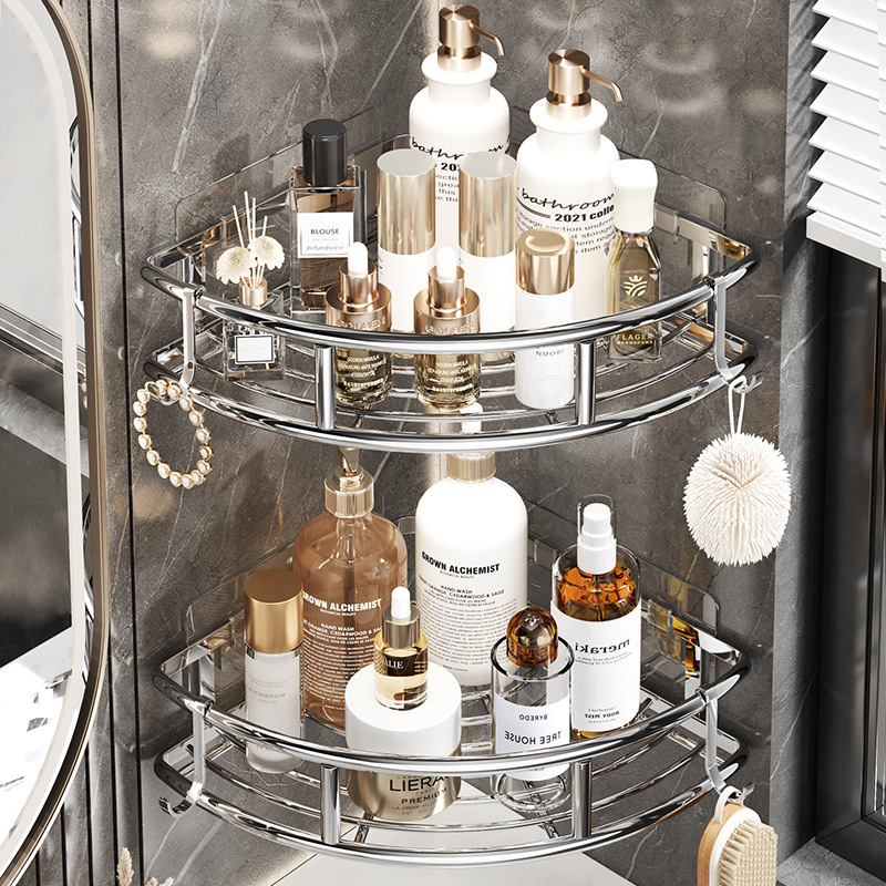 Bathroom Storage Rack Corner Storage Rack Bathroom Storage Rack Storage Shower Gel Cosmetics Triangle Storage Rack