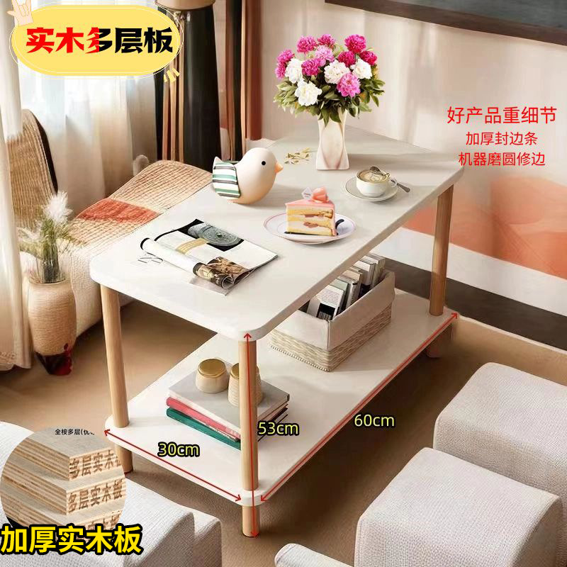 [다층 원목 표면] 원목 베니어 다리 따뜻한 흰색 60*30