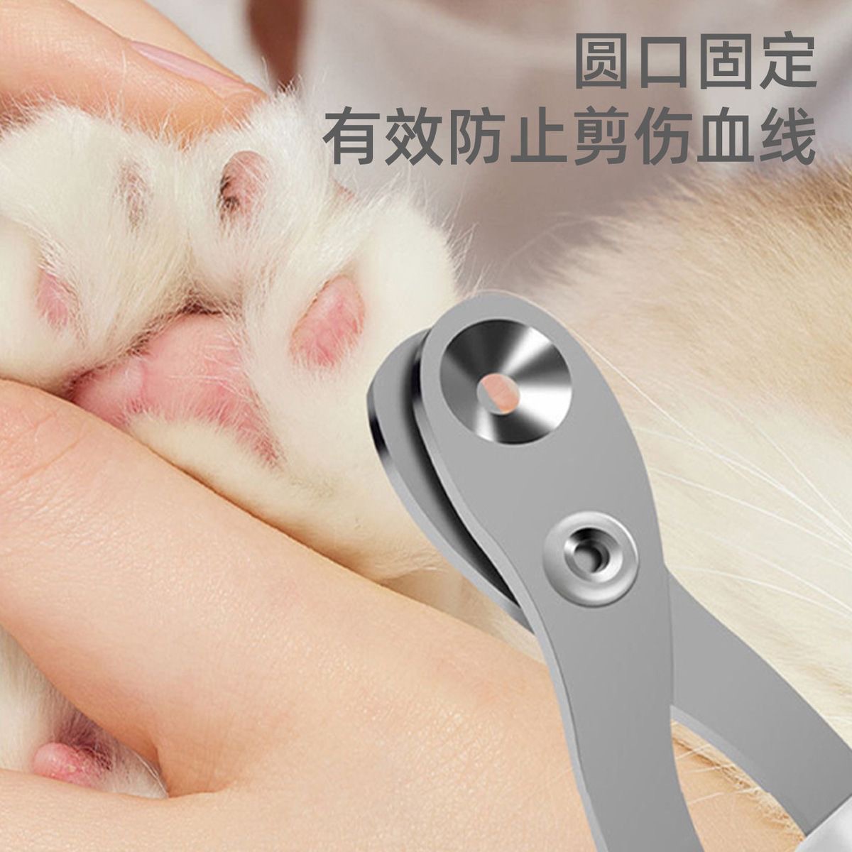 Cortadores de uñas para mascotas, gatos, perros, cortadores de uñas, cortadores de uñas ciegos, tijeras de belleza para mascotas al por mayor