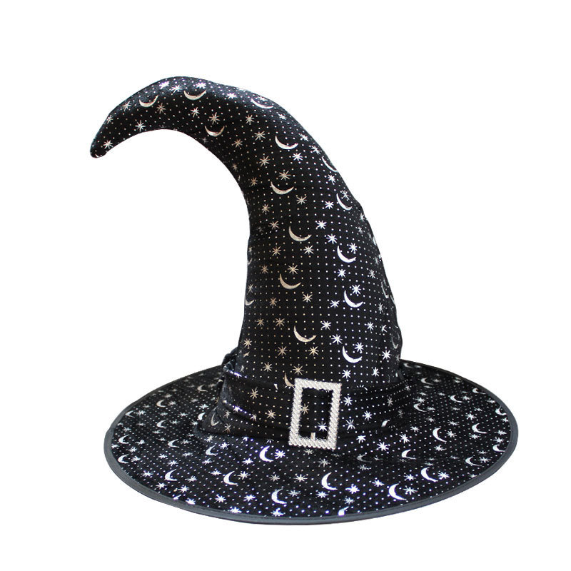 Black Witch Hat For Halloween Glowing Party Decoration Pumpkin_voghion.com