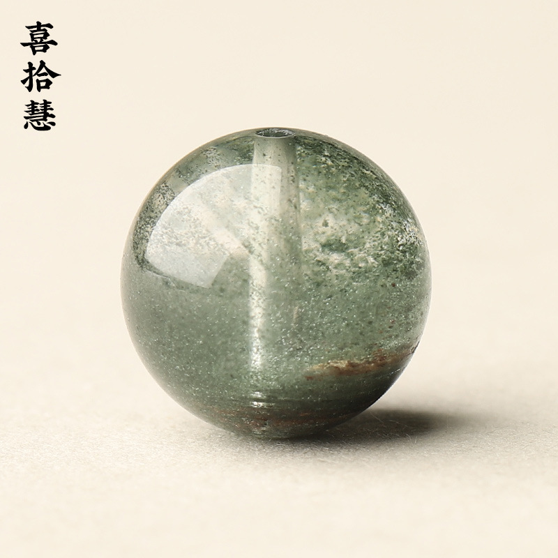 Natural Green Ghost Cornucopia Multi-layer Ghost Ghost Star Ghost DIY Handmade Collar Bead Round Bead Bracelet Necklace