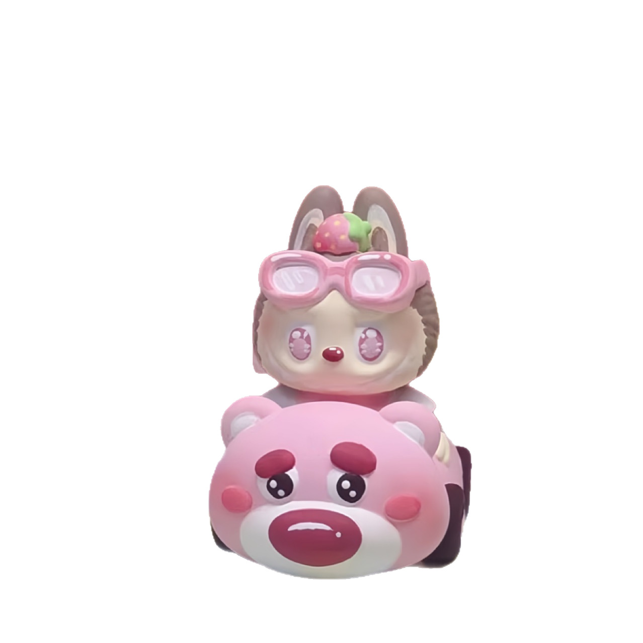 3D dibujos animados estereoscópicos tela de tela de tela de fragancia muñeca de banda magnética blanca DIY dibujado a mano bolso de cámara mini adornos