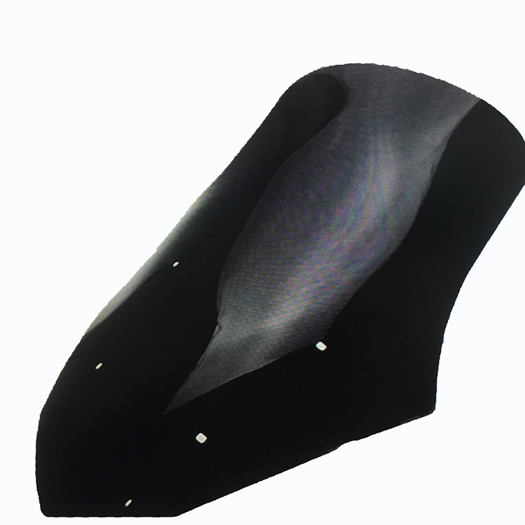 Fairing Motorcycle – Yamaha Motorcycle front windshield - black-acrylic-material