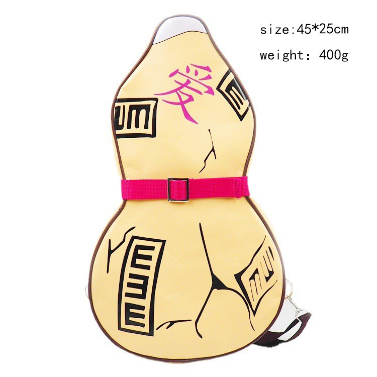 Anime ninja I Love Luo Cosplay lienzo calabaza modelado mochila bolso estudiante mochila