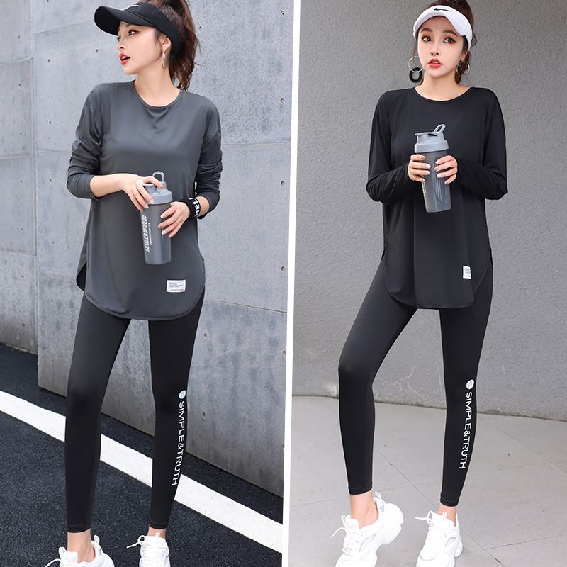 Running Sports Women's Fitness Clothing Morning Running Clothing Quick-Drying Breathable Professional Training Large Size New Fat mm Yoga Clothing Running Sports Women's Fitness Clothing Morning Running Clothing Quick-Drying Breathable Professional Training Large Size New Fat mm Yoga Clothing
