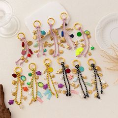 欧美热卖畅销彩色复古手绳挂饰挂件DIY贝壳海螺鱼骨包包吊坠手饰