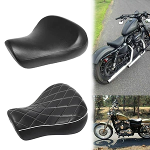 Harley Xl883/1200 üçün dəyişdirilmiş qara ön oturacaq yastığı 1983-2003