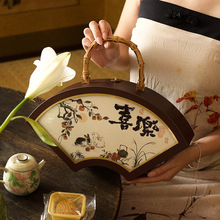 创意高档2025新款6粒月饼包装盒手中秋礼盒茶叶文创伴手礼空盒子