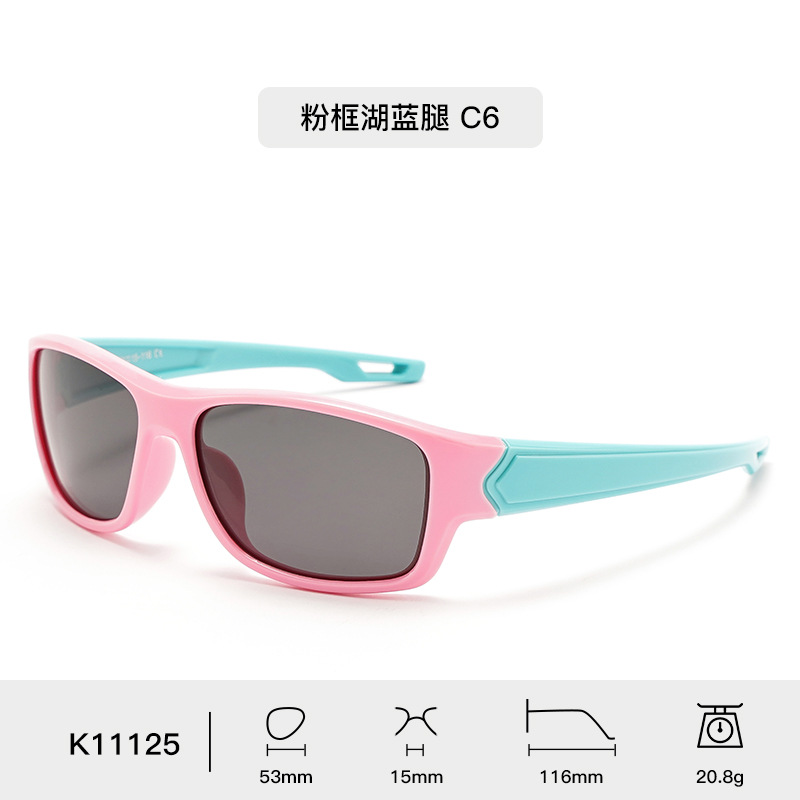 2025 nuevas gafas de sol polarizadas para niños gafas deportivas de ciclismo a prueba de viento para mujeres gafas de sol de silicona de moda para hombres